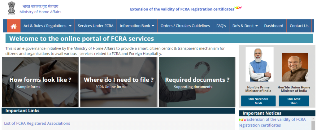 FCRA NGO Registration Last Date Extended till September 30; See the Latest Update Here