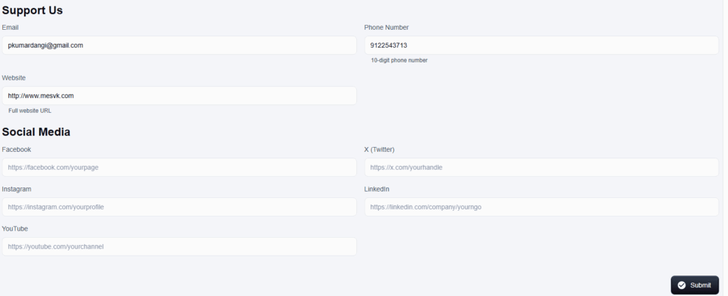NGOFeed Dashboard Documents image 11