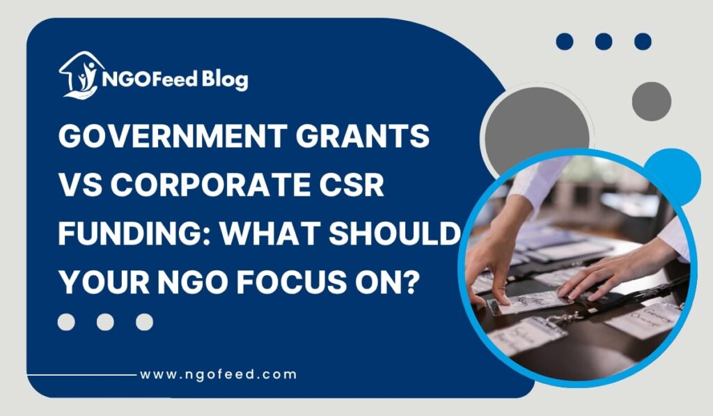 Government Grants vs Corporate CSR Funding