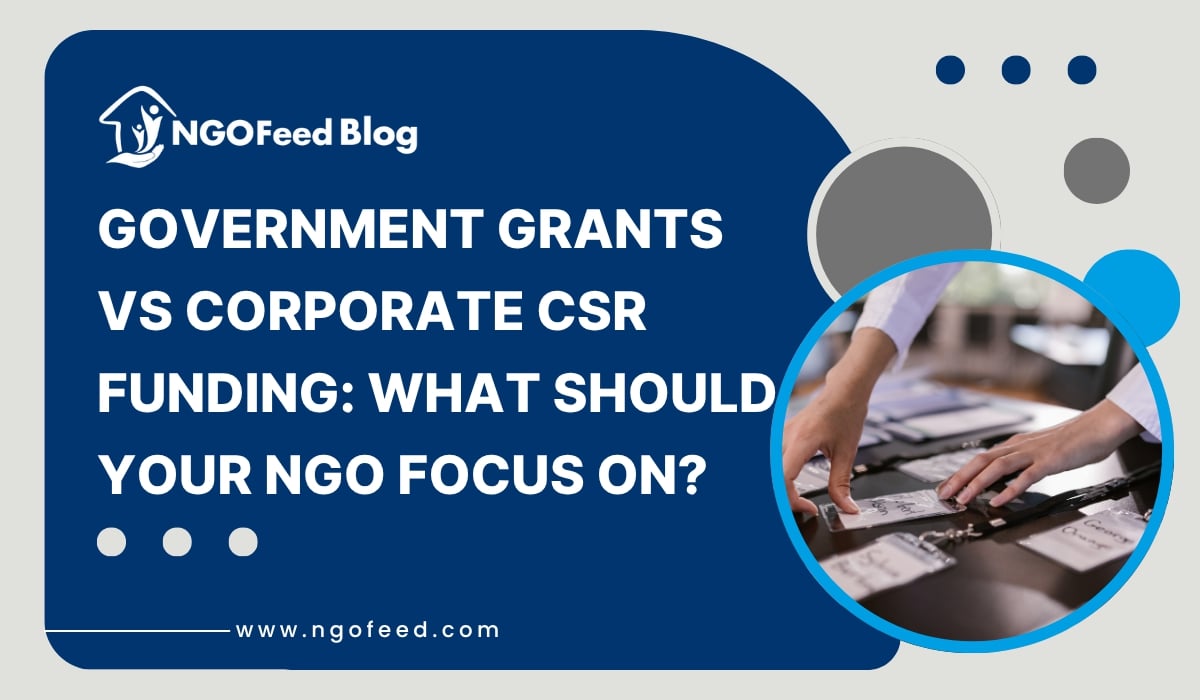 Government Grants vs Corporate CSR Funding