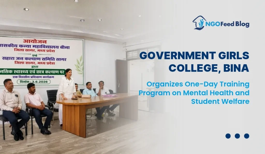 Government Girls College, Bina Organizes One-Day Training Program on Mental Health and Student Welfare Mental Health and Student Welfare Program at Government Girls College Bina