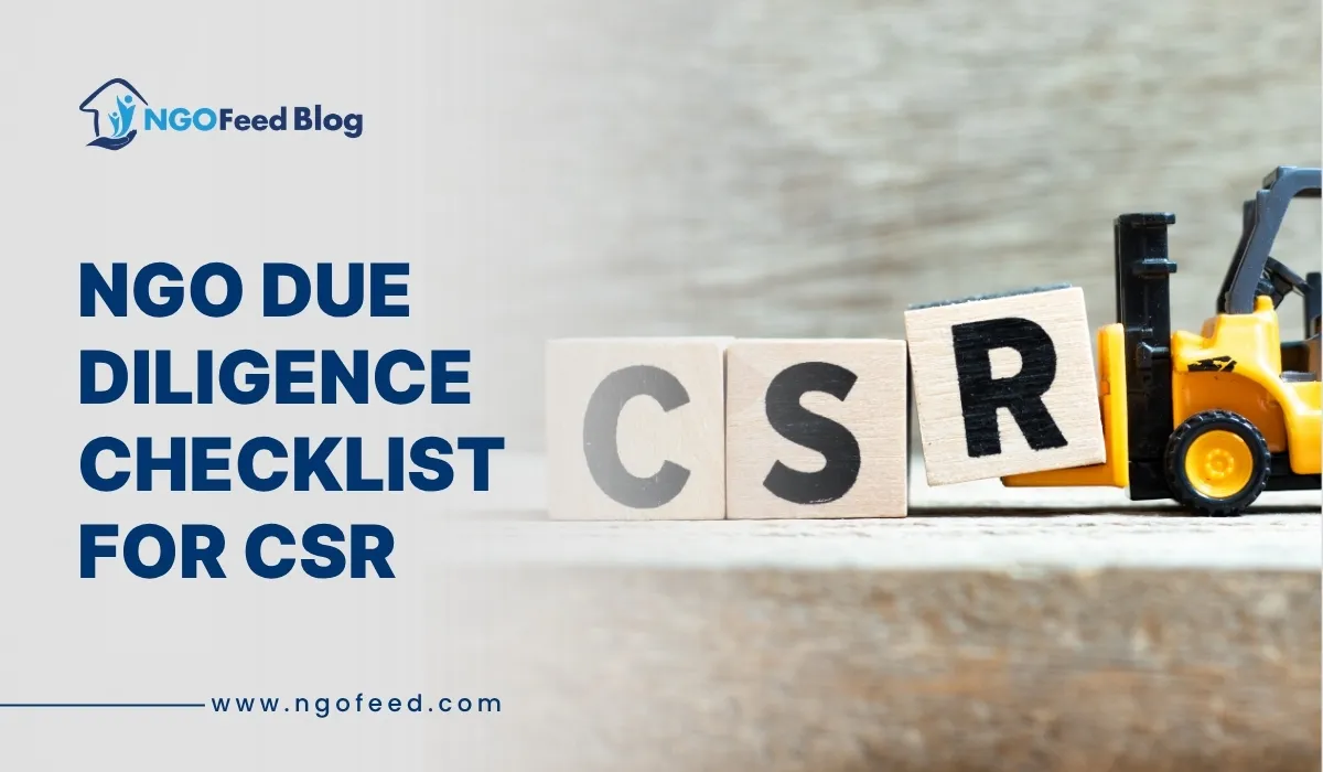 NGO due diligence checklist for CSR partnerships and compliance