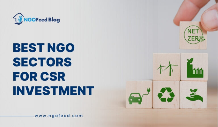 Best NGO sectors for CSR investment in India