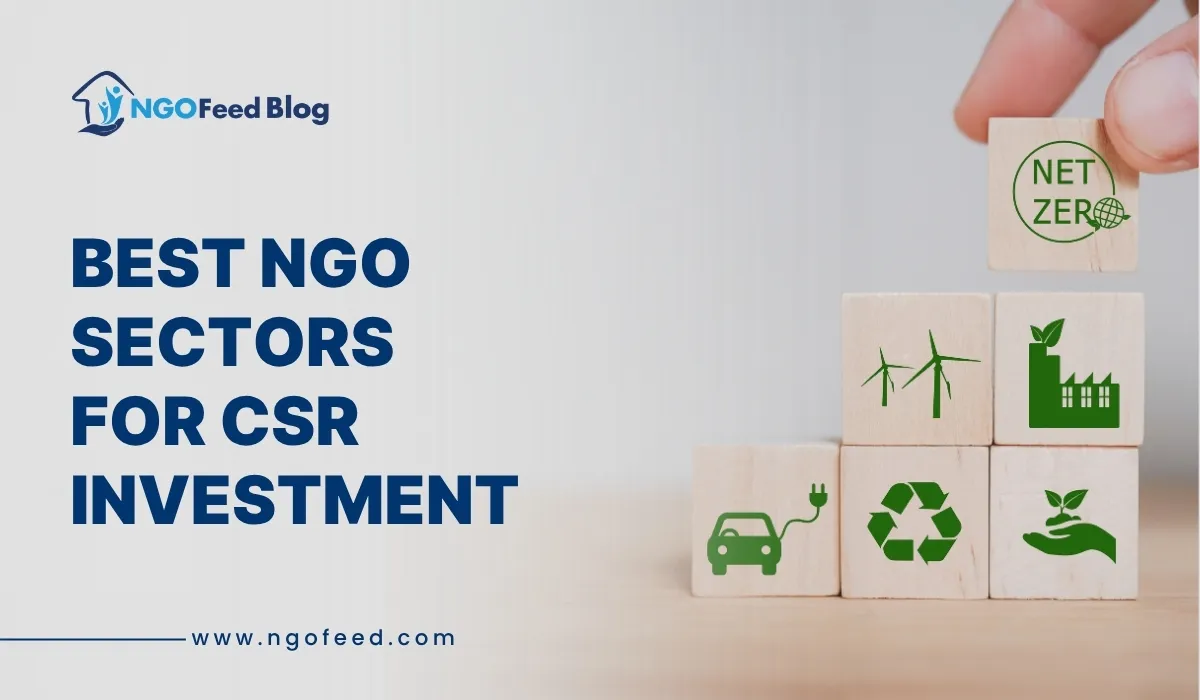 Best NGO sectors for CSR investment in India