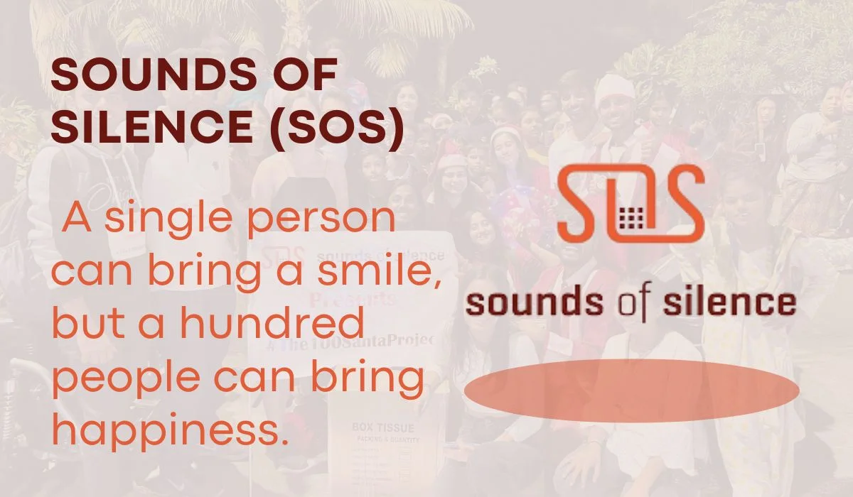 Sounds of Silence A single person can bring a smile, but a hundred people can bring happiness. (1)